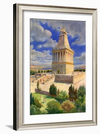 The Mausoleum at Halicarnassus-English School-Framed Giclee Print