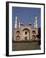 The Mausoleum of Akbar the Great, Sikandra, Agra, Uttar Pradesh, India-Robert Harding-Framed Photographic Print