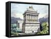 The Mausoleum of Halicarnassus, from a Series of the "Seven Wonders of the Ancient World"-Ferdinand Knab-Framed Stretched Canvas