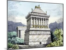 The Mausoleum of Halicarnassus, from a Series of the "Seven Wonders of the Ancient World"-Ferdinand Knab-Mounted Giclee Print