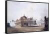 The Mausoleum of Makhdum Shah Daulat, Maner, Bihar, C.1788-1796 (Pencil, Pen and Grey Ink, W/C)-Thomas & William Daniell-Framed Stretched Canvas