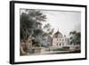 The Mausoleum of Prince Khusrau, Allahabad, Uttar Pradesh, (Pencil and W/C)-Thomas & William Daniell-Framed Giclee Print