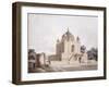 The Mausoleum of Sultan Parviz, Near Allahabad (Pencil, Pen and Black Ink, W/C)-William Daniell-Framed Giclee Print