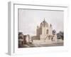 The Mausoleum of Sultan Parviz, Near Allahabad (Pencil, Pen and Black Ink, W/C)-William Daniell-Framed Giclee Print