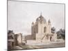 The Mausoleum of Sultan Parviz, Near Allahabad (Pencil, Pen and Black Ink, W/C)-William Daniell-Mounted Giclee Print