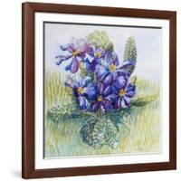 The Mauve Primrose 2000-Joan Thewsey-Framed Giclee Print