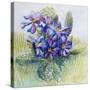 The Mauve Primrose 2000-Joan Thewsey-Stretched Canvas