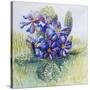 The Mauve Primrose 2000-Joan Thewsey-Stretched Canvas