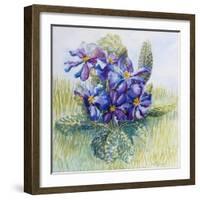 The Mauve Primrose 2000-Joan Thewsey-Framed Giclee Print