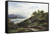 The Mawddarn Valley and Estuary, North Wales-Sidney Richard Percy-Framed Stretched Canvas