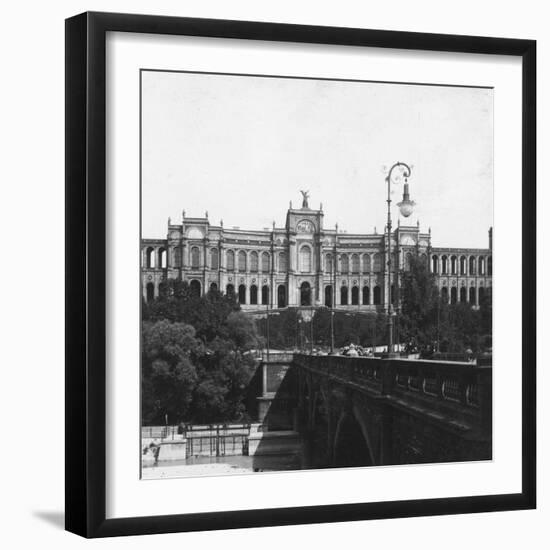 The Maximilianeum, Munich, Germany, C1900-Wurthle & Sons-Framed Photographic Print