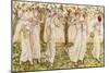 'The May dance' by Kate Greenaway-Kate Greenaway-Mounted Giclee Print