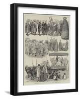 The May Day Festivities at St Mary Cray, Kent-Robert Barnes-Framed Giclee Print