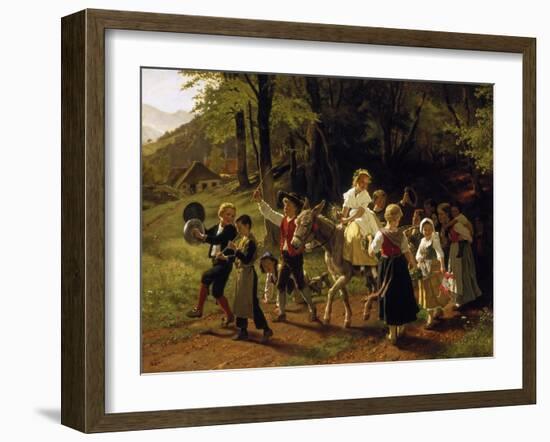 The May Queen, 1867-Hubert Salentin-Framed Giclee Print