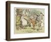 The May Queen is Honoured by Villagers with Garlands-Randolph Caldecott-Framed Art Print