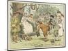 The May Queen is Honoured by Villagers with Garlands-Randolph Caldecott-Mounted Art Print