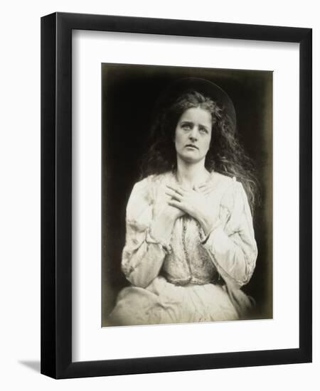 The May Queen-Julia Margaret Cameron-Framed Premium Photographic Print