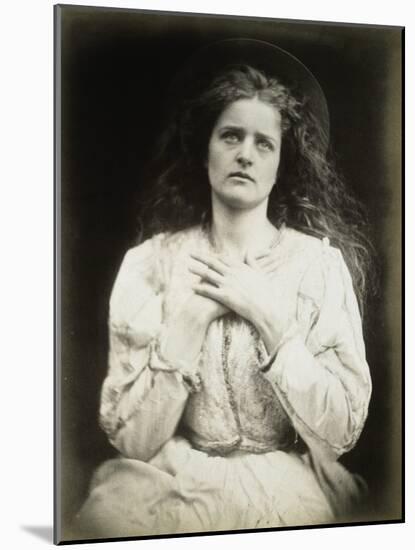 The May Queen-Julia Margaret Cameron-Mounted Photographic Print