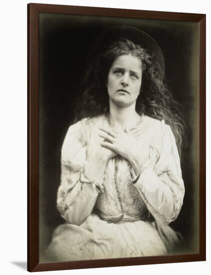 The May Queen-Julia Margaret Cameron-Framed Photographic Print