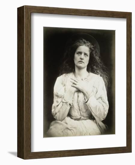 The May Queen-Julia Margaret Cameron-Framed Photographic Print