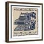 The Mayan And Inca Tribal On Old Paper-sdmix-Framed Art Print