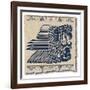 The Mayan And Inca Tribal On Old Paper-sdmix-Framed Art Print