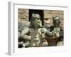 The Mayan Rain God Chac, Western Highlands, Honduras-Robert Francis-Framed Photographic Print