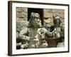 The Mayan Rain God Chac, Western Highlands, Honduras-Robert Francis-Framed Photographic Print