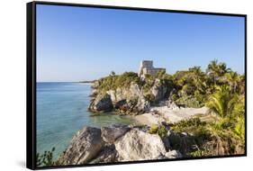 The mayan ruins of Tulum, Mexico-Matteo Colombo-Framed Stretched Canvas