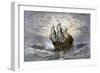 The Mayflower Bringing the First Colonists to Massachusetts-null-Framed Giclee Print