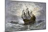 The Mayflower Bringing the First Colonists to Massachusetts-null-Mounted Giclee Print