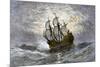 The Mayflower Bringing the First Colonists to Massachusetts-null-Mounted Giclee Print