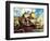 The Mayflower Leaves Plymouth-McConnell-Framed Giclee Print