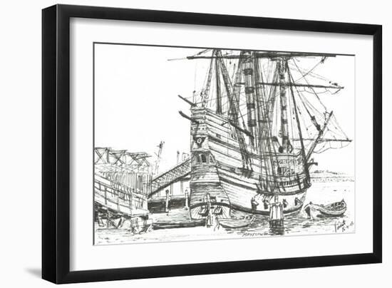 The Mayflower Plymouth Massachusetts USA, 2003-Vincent Alexander Booth-Framed Giclee Print