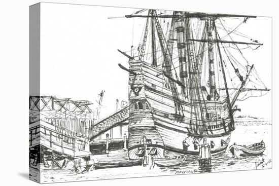 The Mayflower Plymouth Massachusetts USA, 2003-Vincent Alexander Booth-Stretched Canvas