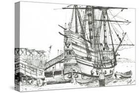 The Mayflower Plymouth Massachusetts USA, 2003-Vincent Alexander Booth-Stretched Canvas