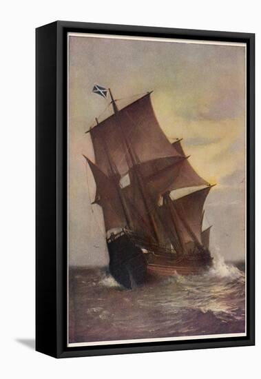 The Mayflower-Marshall Johnson-Framed Stretched Canvas