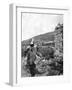 The Mayor of Ablain-Saint-Nazaire in the Ruins of the Commune, 1915-null-Framed Giclee Print