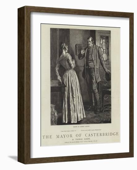 The Mayor of Casterbridge-Robert Barnes-Framed Giclee Print