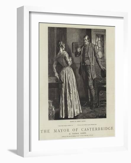 The Mayor of Casterbridge-Robert Barnes-Framed Giclee Print