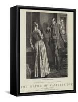 The Mayor of Casterbridge-Robert Barnes-Framed Stretched Canvas