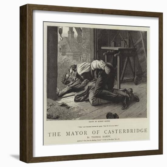 The Mayor of Casterbridge-Robert Barnes-Framed Giclee Print