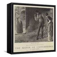 The Mayor of Casterbridge-Robert Barnes-Framed Stretched Canvas