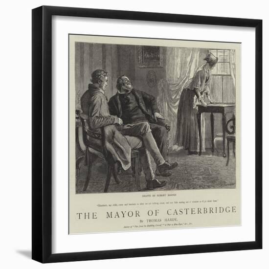 The Mayor of Casterbridge-Robert Barnes-Framed Giclee Print