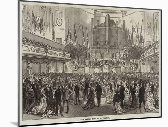 The Mayor's Ball at Nottingham-null-Mounted Giclee Print