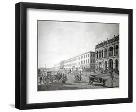 The Mayor's Court and Writers' Building, Calcutta, 1786-Thomas & William Daniell-Framed Giclee Print