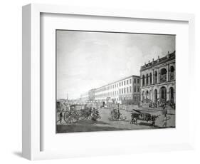 The Mayor's Court and Writers' Building, Calcutta, 1786-Thomas & William Daniell-Framed Giclee Print