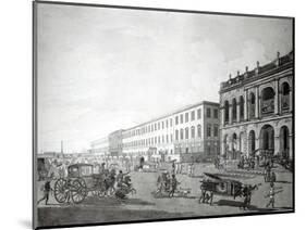 The Mayor's Court and Writers' Building, Calcutta, 1786-Thomas & William Daniell-Mounted Giclee Print