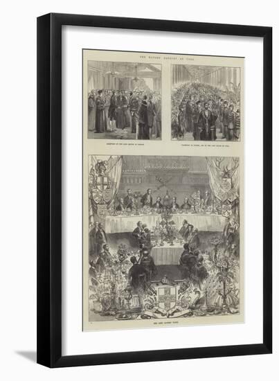 The Mayors' Banquet at York-null-Framed Giclee Print