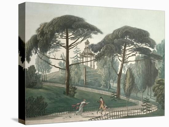 The Maze or Belvedere of the Jardin Des Plantes in Paris, Engraved by Nicolas Marie Joseph Chapuy-Antoine Pierre Mongin-Stretched Canvas